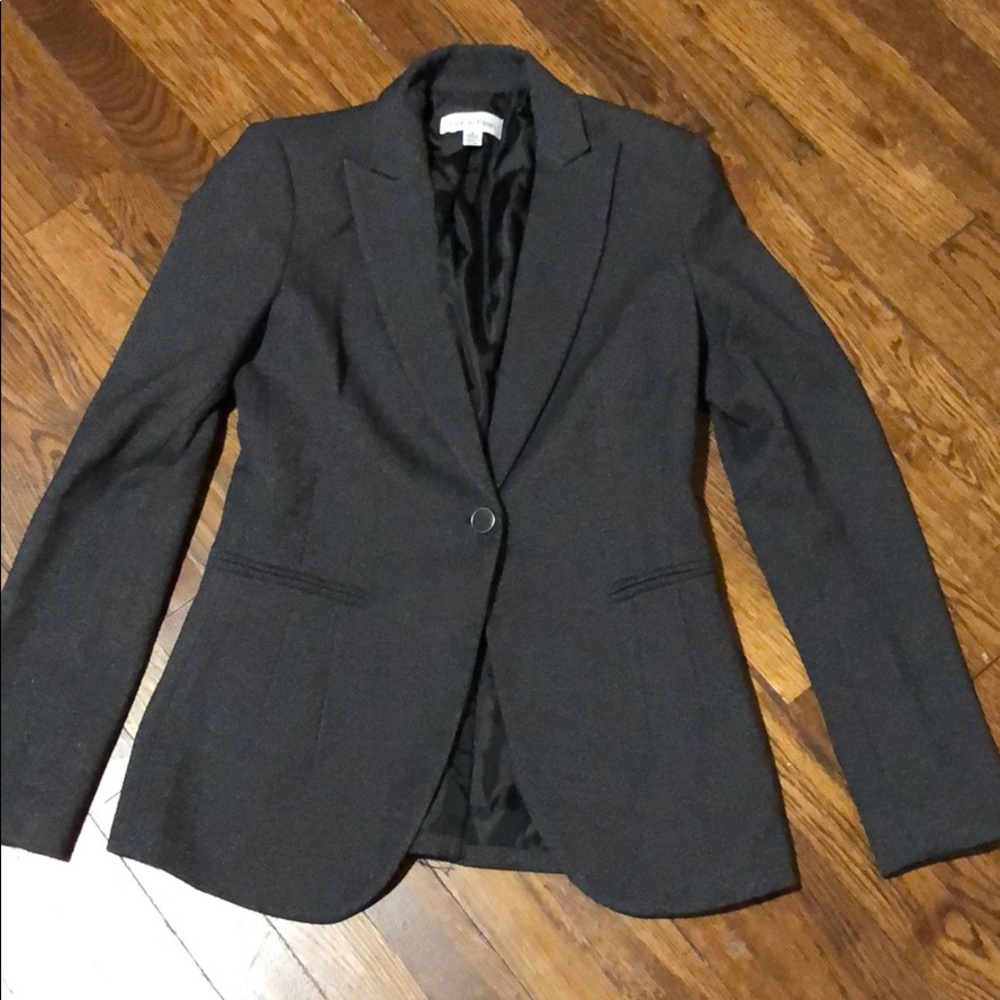 Gray Calvin Klein blazer